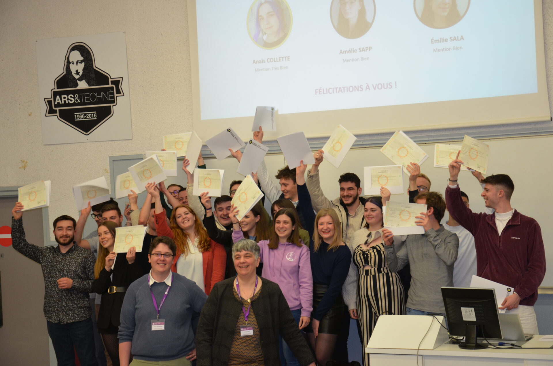 Une remise des diplômes conviviale