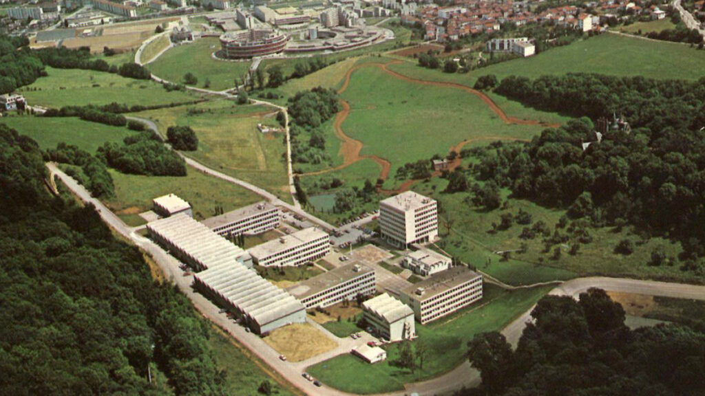 Vue aérienne sur le campus de Villers
