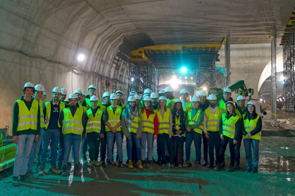 Visite de chantier du tunnel de Vispertal