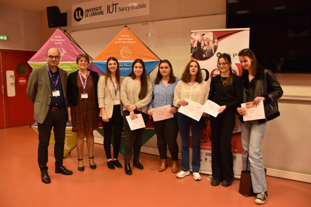 Remise des diplômes dans le cadre de la journée de l'entrepreneuriat à l'IUT Nancy-Brabois