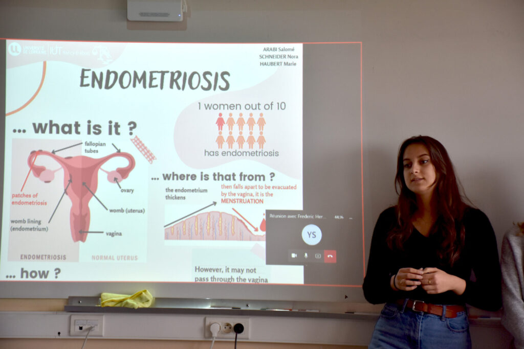 Présentation d'un projet étudiant en anglais