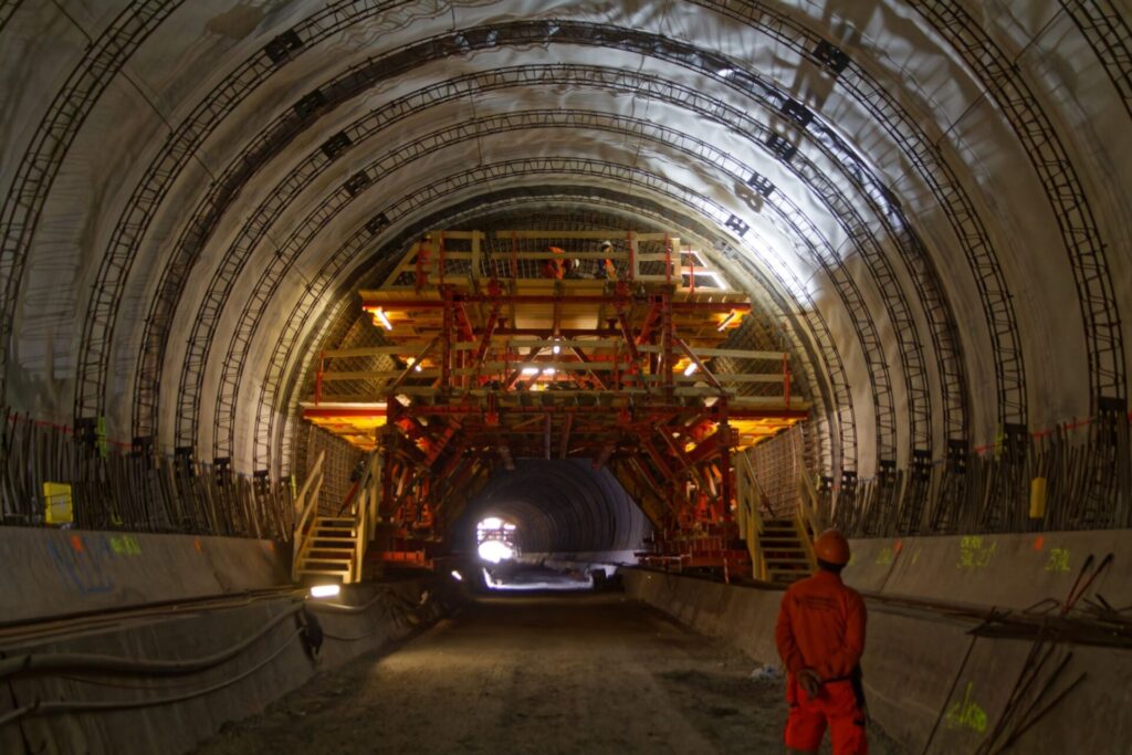 Visite du tunnel du Riedberg