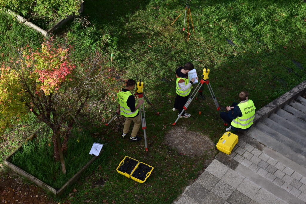 TP de topographie dans l'IUT