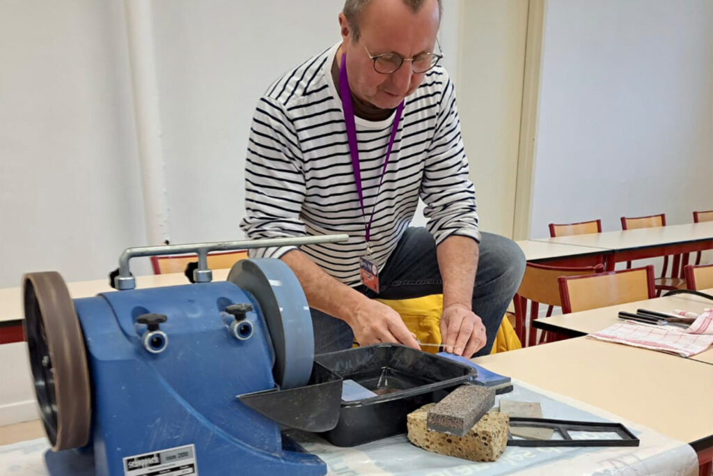 Repair Café Affûtage de vos outils par Christian